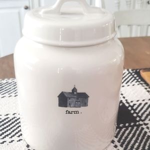 Rae Dunn Farmline Canister VHTF